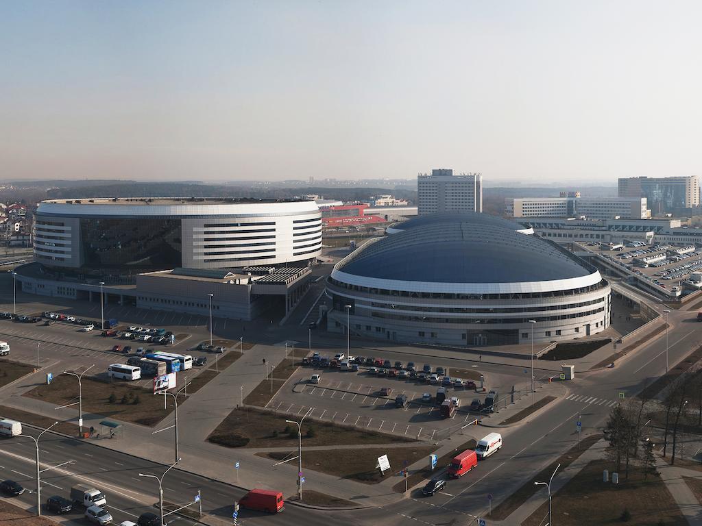 Slavyanskaya Hotel Minsk Exterior foto