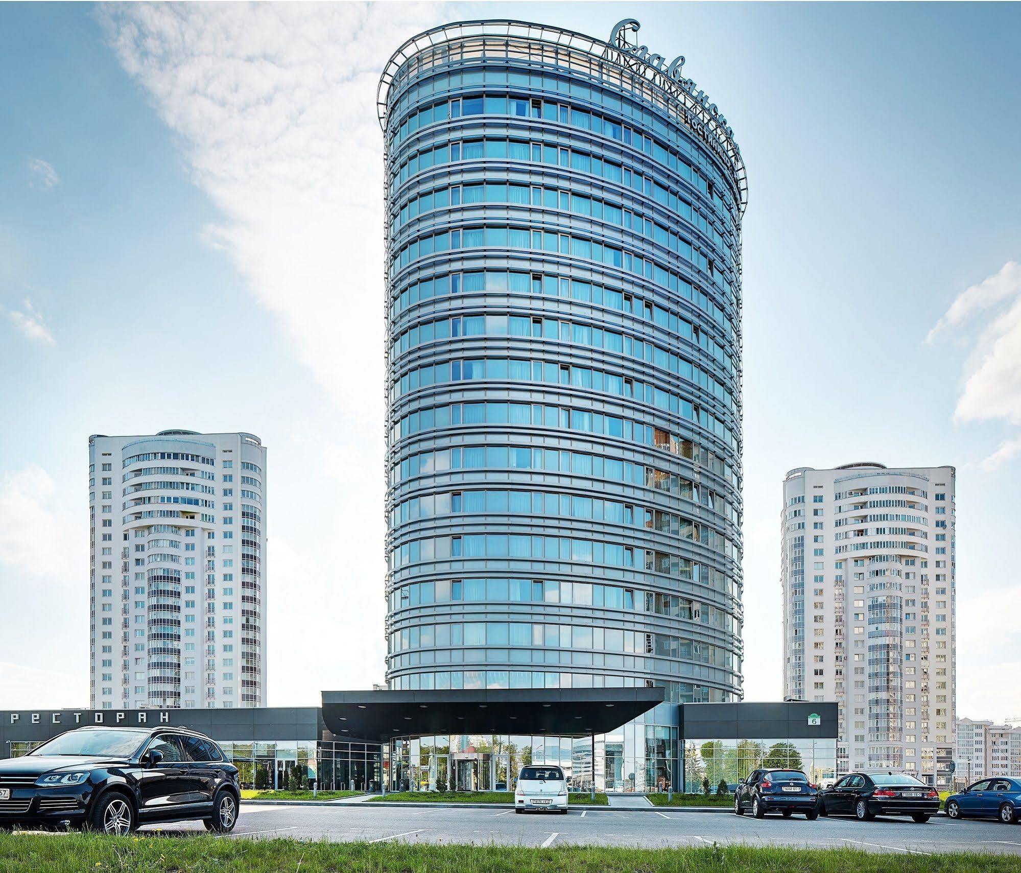 Slavyanskaya Hotel Minsk Exterior foto